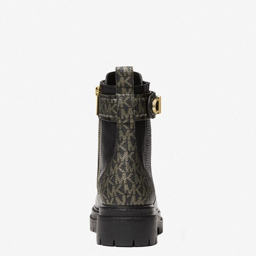 🎁 MICHAEL Michael Kors Parker Leather Combat Boot - Picture 4 of 10